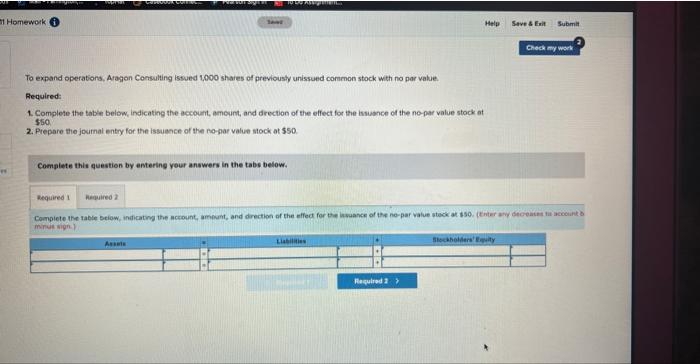1 Homework M Help Save & Exit Submit Check my work To