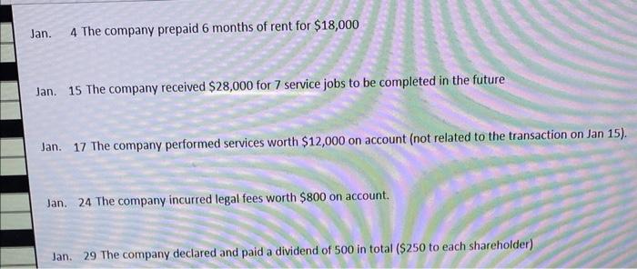 12 Jan. 13 14 15 Jan. 16 17 18 lan Jan. Jan.
