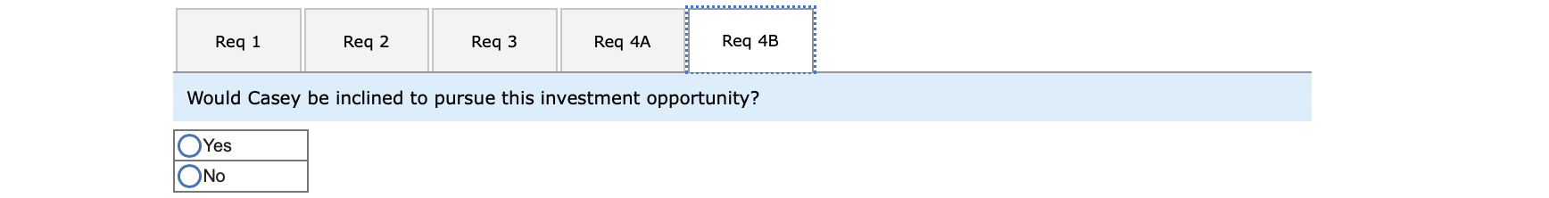 that would require a $4,100,000 investment in equipment with a useful life