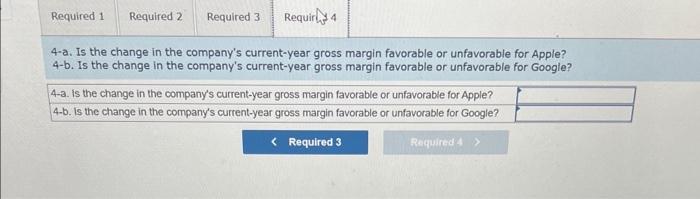 the gross margin ratio for the two years shown for each of