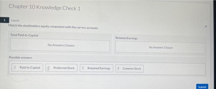Stock (Equities) pay? Bonds(debt/liabilities) pay? interest (coupons payments) dividends I Submit
