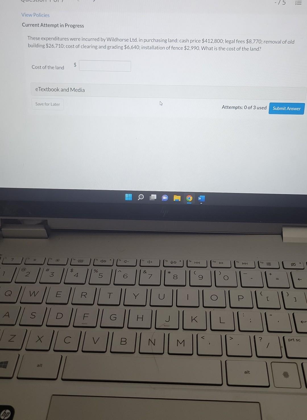 -75 View Policies Current Attempt in Progress These expenditures were incurred by