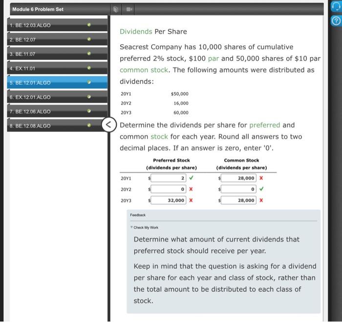 Module 6 Problem Set 1. BE. 12.03.ALGO 2. BE.12.07 3. BE.11.07 4.