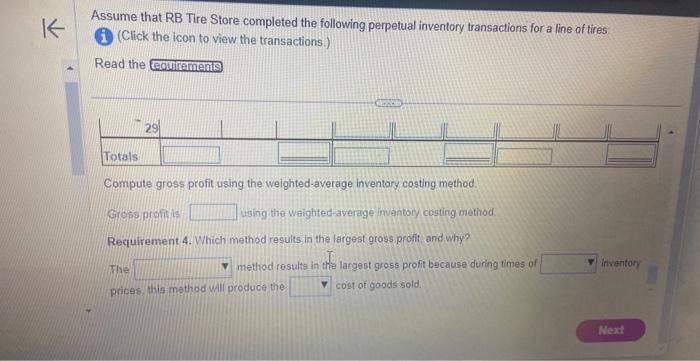 first Purchases Unit Cost of Goods Sold Inventory on Hand Total Unit
