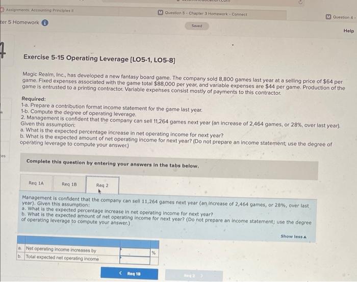 last year at a selling price of $64 per game. Fixed expenses