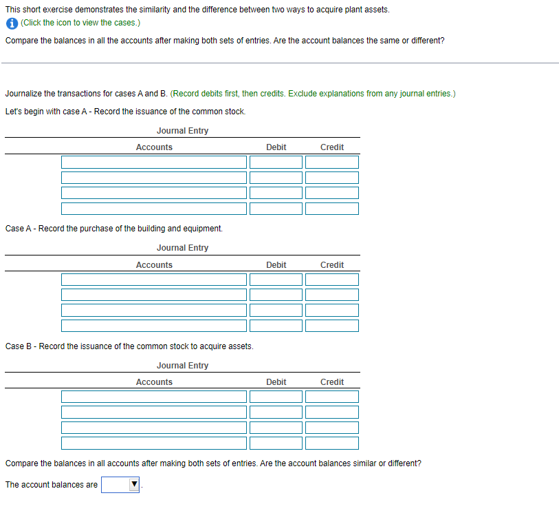 This short exercise demonstrates the similarity and the difference between two ways