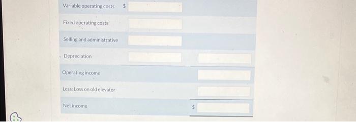 exhibition, he asked his purchasing agent to collect price and operating cost