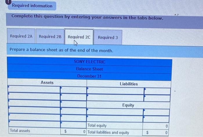 a checking account in the name of Sony Electric in exchange for