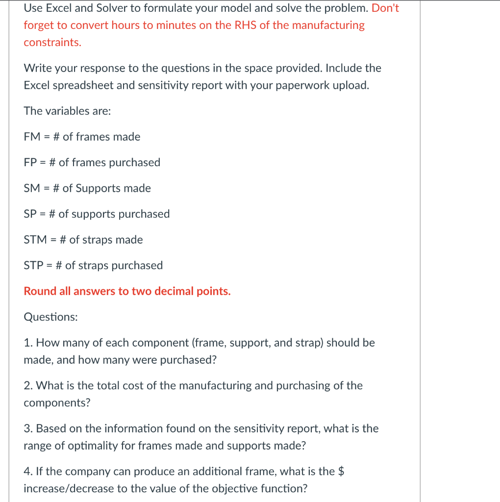 is called Running2. The assembly of the Running2 is made up of