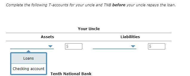 Tenth National Bank (TNB) by writing a $500 check from his TNB