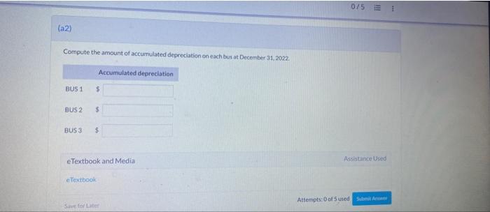 Whispering Winds Transportation purchased three used buses. Because of frequent turnover in