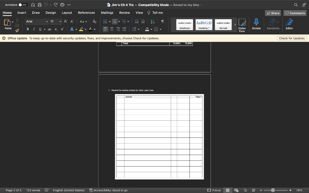 Aa Po X Arial Paste BIU ab Jim's Ch 4 Trx -