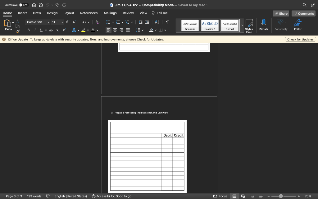 Compatibility Mode - Saved to my Mac Mailings Review View Tell me