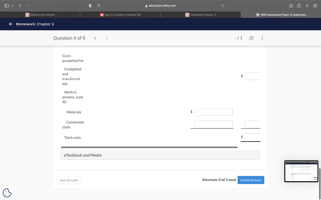 2,330 Raw materials used (plastics, polystyrene, etc.) 80,500 Utility costs for factory