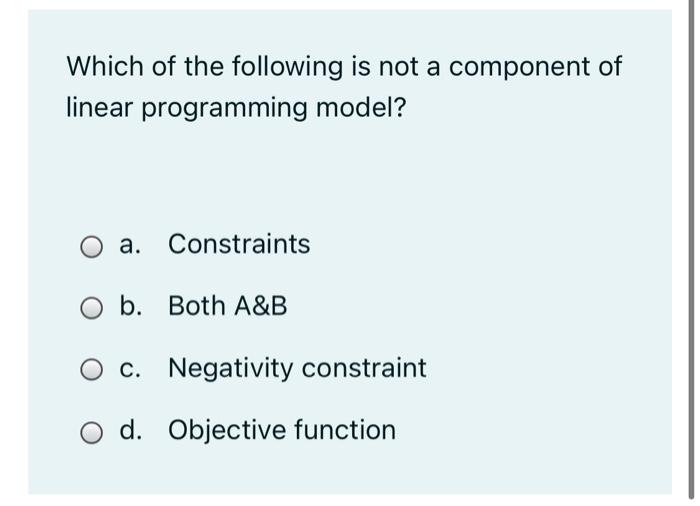 [Solved] Which of the following is not a component | SolutionInn image.