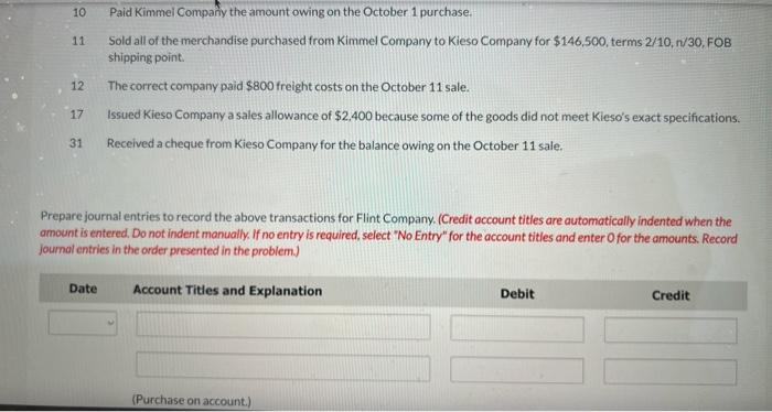 of the current year. Flint uses a perpetual inventory system. Sept. 1