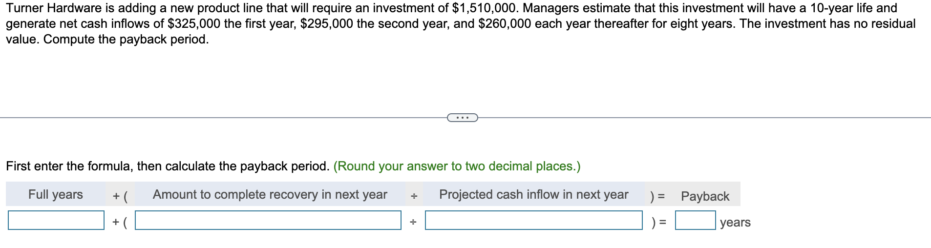 Turner Hardware is adding a new product line that will require an