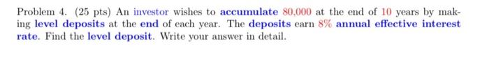 for 10 years. This annuity pays an annual nominal rate of interest