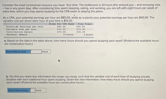 Consider the most constrained resource you have: Your time. The bottleneck is