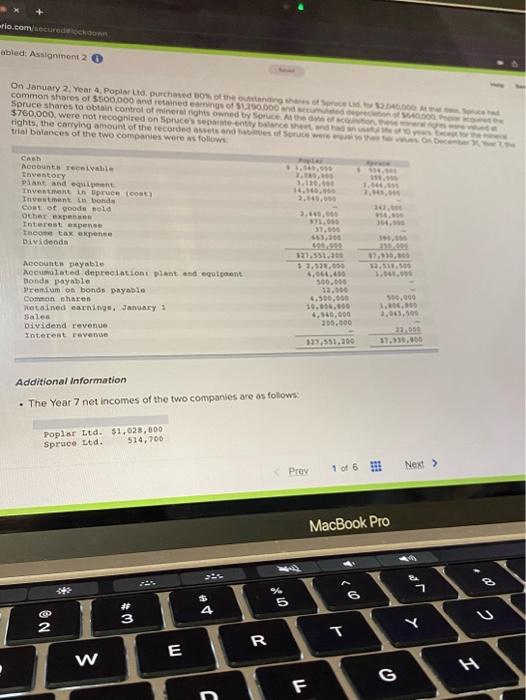 rio.com/secured lockdown abled: Assignment 2 On January 2, Year 4, Poplar Ltd.