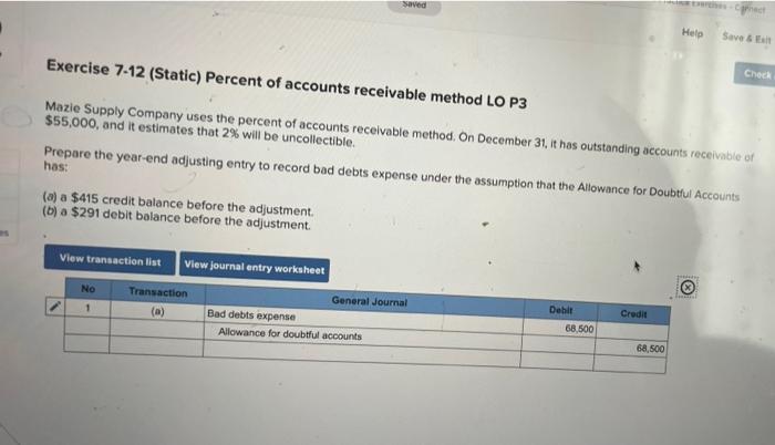 r Required information. Use the following information for the Exercises 9-10 below.