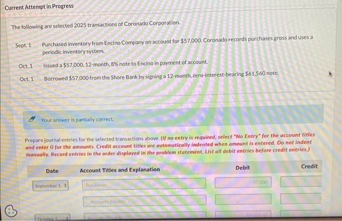 Current Attempt in Progress The following are selected 2025 transactions of Coronado