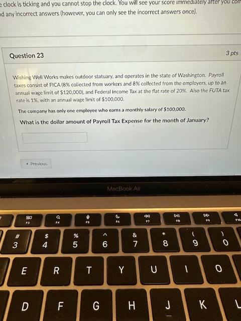 clock is ticking and you cannot stop the clock. You will see