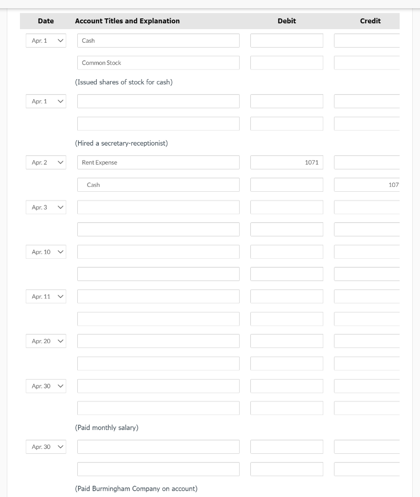 on April 1, 2025. During the first month of the operation of