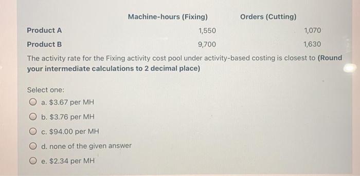 Cutting, and Other. In the first stage allocations, costs in the two