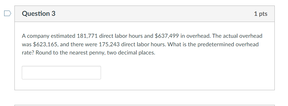 hours and cost $706,292. It takes 8 machine hours per unit, direct