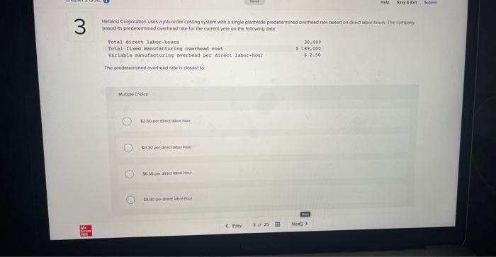 3 Me Graw Help Save & Ex Subm Helland Corporation uses a