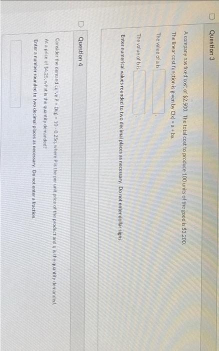 = mx + b, where m and b are positive numbers and
