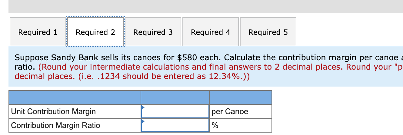 wooden canoe. Partial information is given below. Required: 1. Complete the following