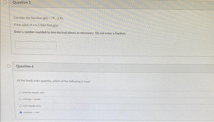 x represents the number of units produced. In this cost function, m