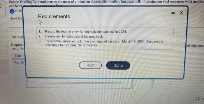 truck in the company's fleet (Click on the icon to view the