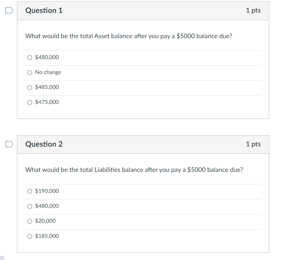 accounts contained in Ace Company's balance sheet. Click in each box within