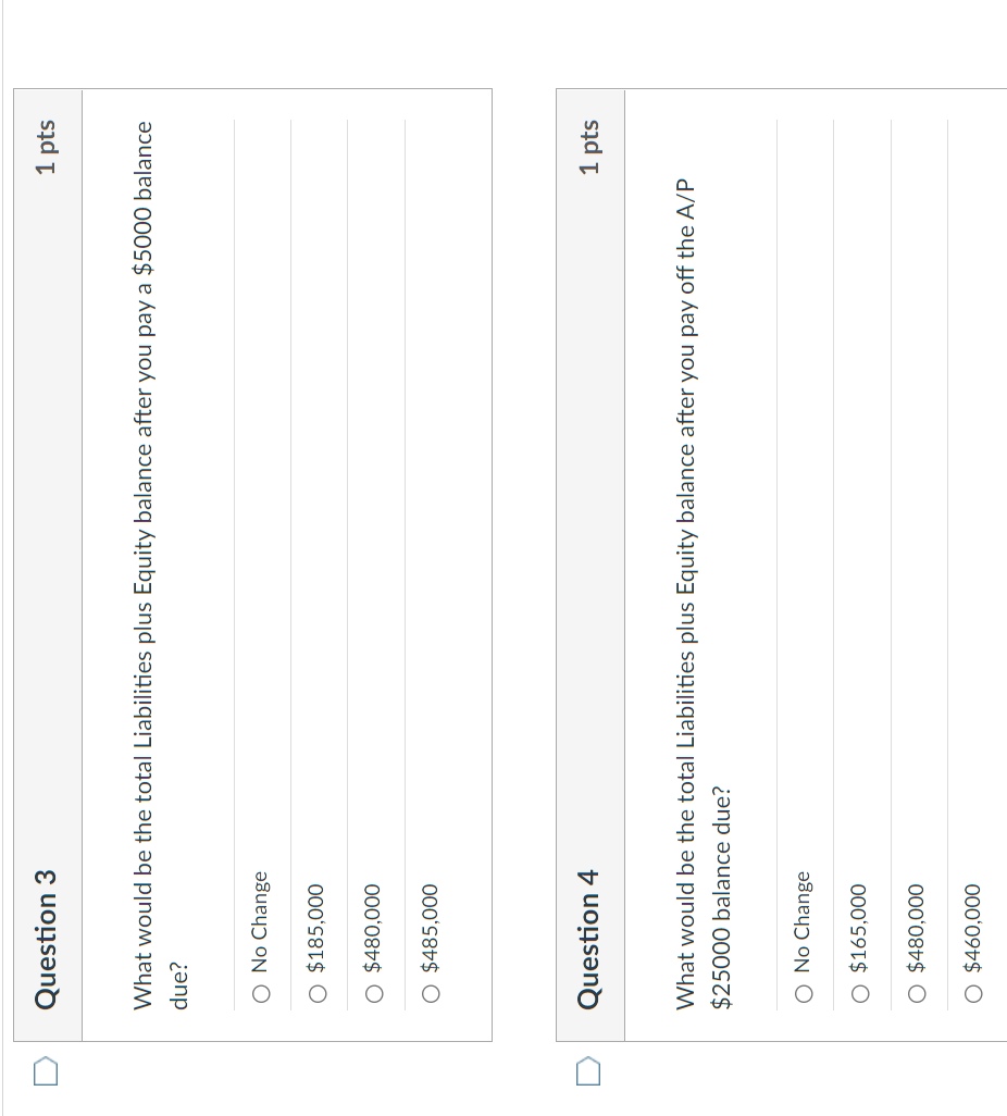 the "change" column to bring up a selectable pick list. Use the