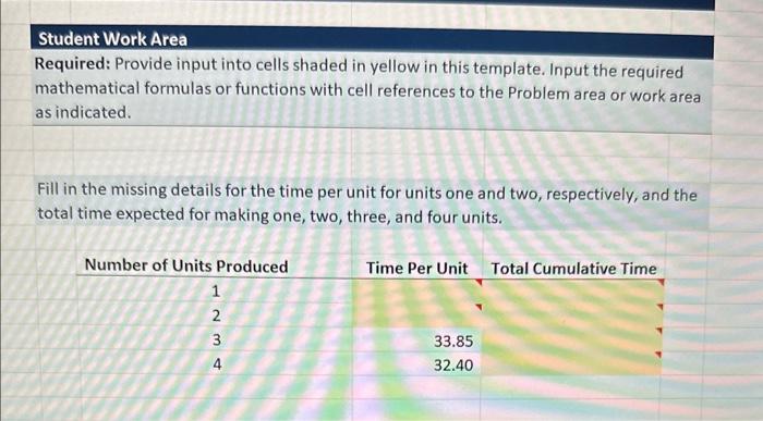 was reviewing his former colleague's calculation for unit production 6 time with