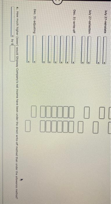 Wrote off account of Dean Sheppard, $4,940. May 15 Received $2,470 as