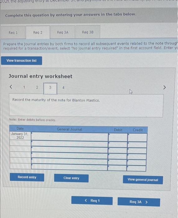 Each firm's fiscal period is the calendar year. Required: 1. Prepare the