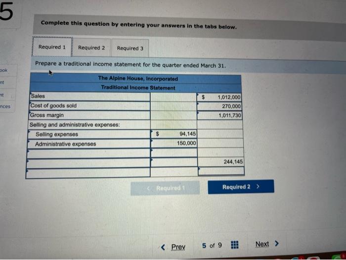 House, Incorporated, is a large retailer of snow skis. The company assembled