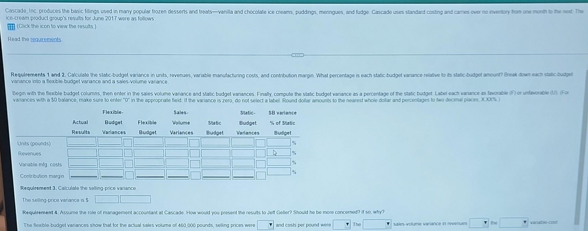 Geller, the business manager for ice-cream products, is pleased that more pounds