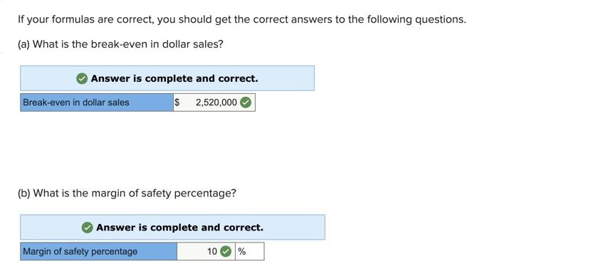unit $240,000 Enter a formula into each of the cells marked with