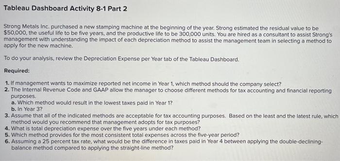 Inc. purchased a new stamping machine at the beginning of the year.