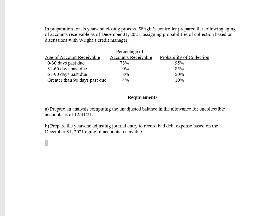 be submitted at the beginning of the class period on Tuesday, March