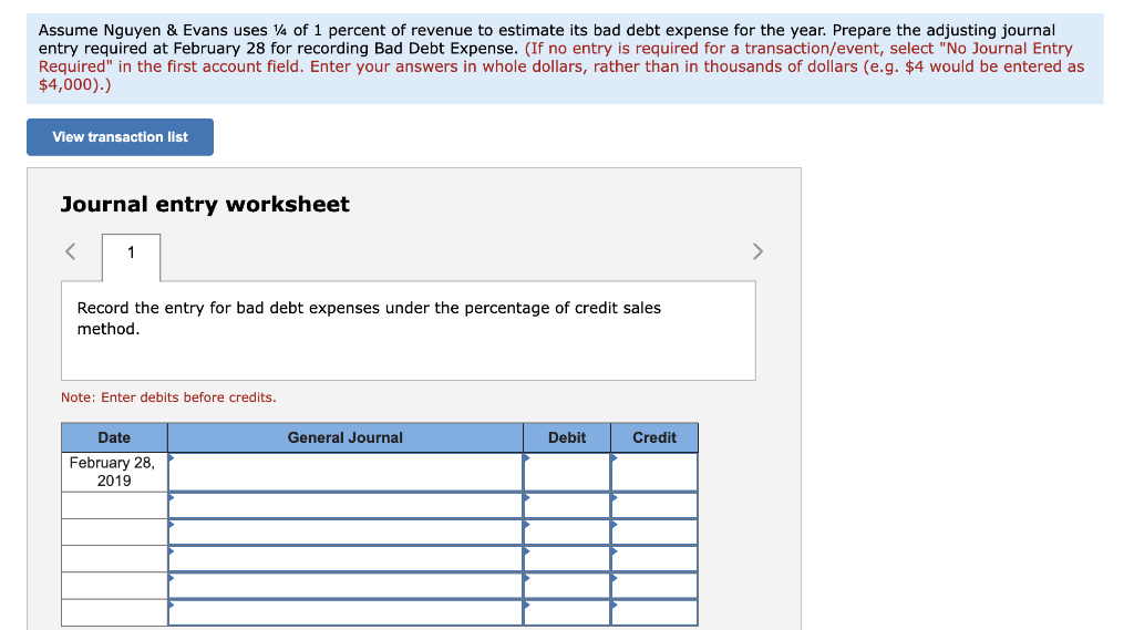 the following amounts (in thousands) in its unadjusted trial balance as of