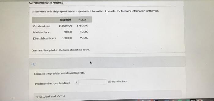 Current Attempt in Progress Blossom Inc. sells a high-speed retrieval system for