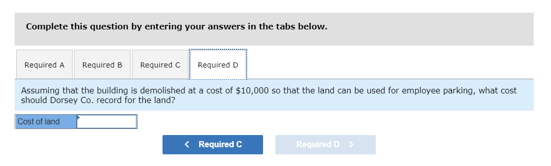 building is $93,000. Required: a. Assuming that the building is to be