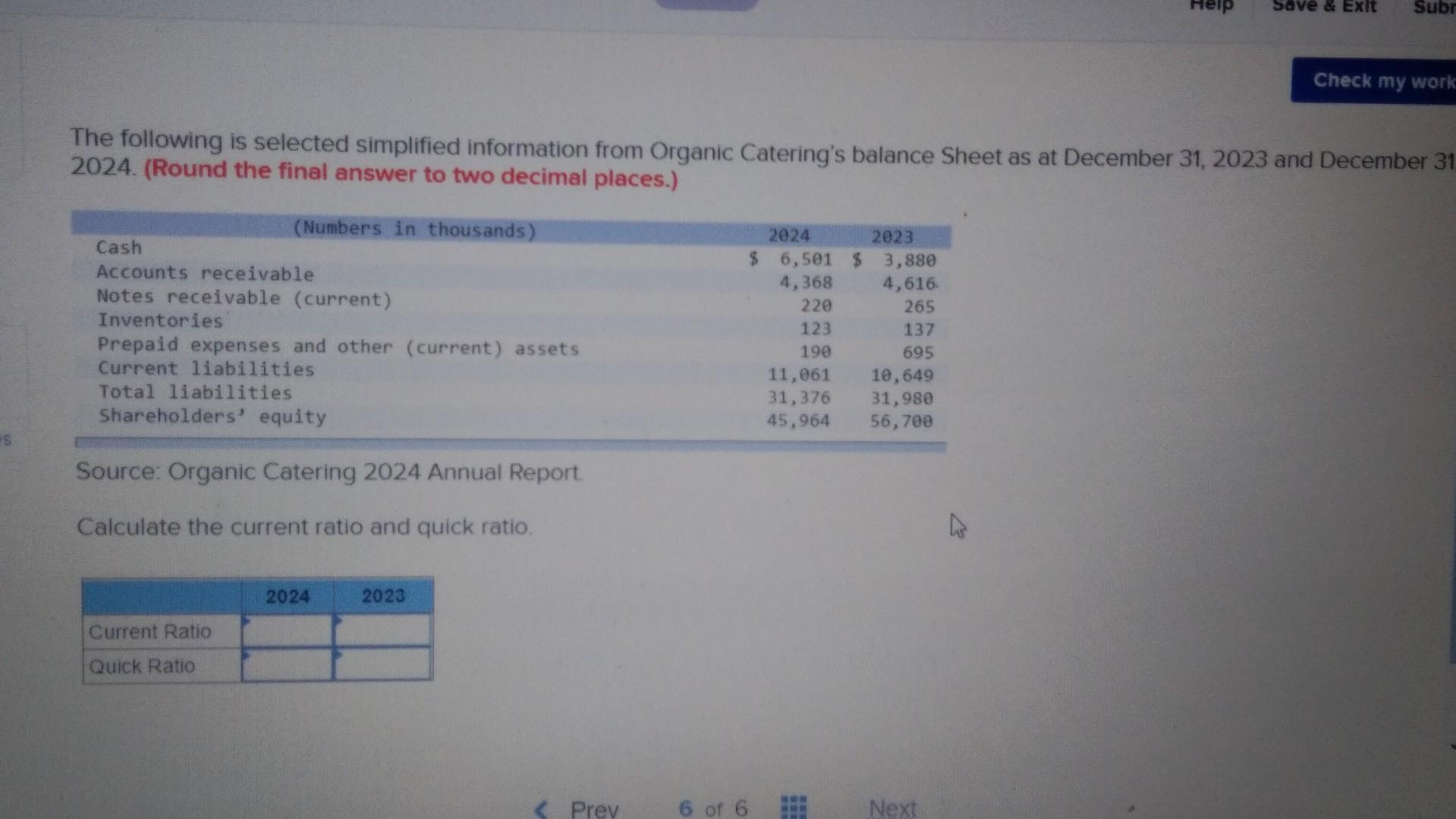 es Help Save & Exit Subr Check my work The following is
