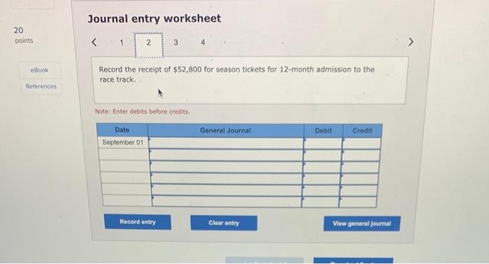 the payment of rent on the track facility for six months at